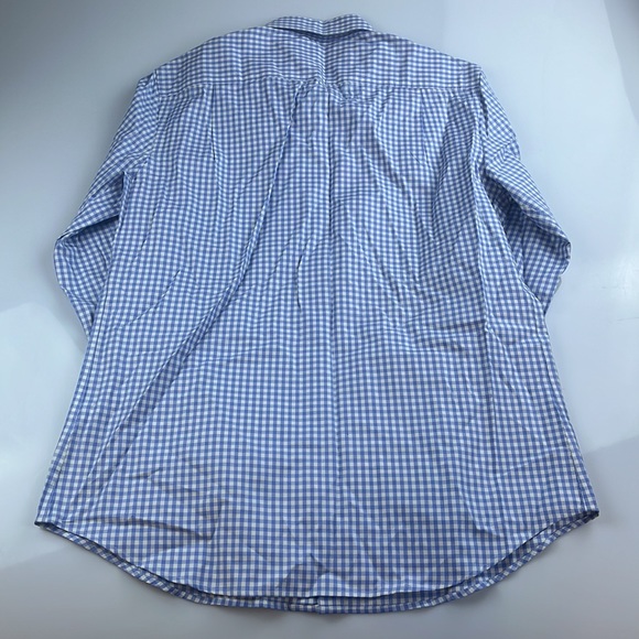 Black Brown 1826 Checkered Button Down Shirt S79-19 - Picture 5 of 5